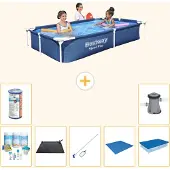 Bestway Steel Pro Rechteckig - 221x150x43 cm - 8-teilig S22225