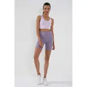 Tommy Life Kurze Hochtaillierte Sportleggings