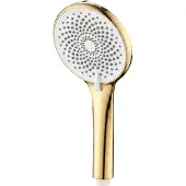 REA Handbrause Gold Js-020 mit 4 Strahlarten, Anti-Kalk-System und Silikondüsen