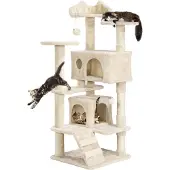 Famanu Katzenturm mit mehreren Ebenen für kleine und mittelgroße Katzen