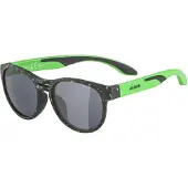 Alpina Sonnenbrille Alpina Jola schwarz-grün matt, Glas schwarz, Kat.3