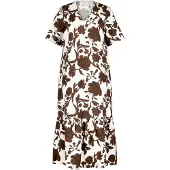 Cartoon Midikleid "Damen mit Volant" Ohne Tasche