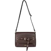 L.credi Umhängetasche Schultertasche Sadette Crossbody Bag Chocolate dunkelbraun