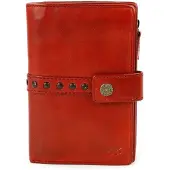 Bear design Portemonnaie Damen Geldbörse Leder 10x15cm Geldbeutel Cow Lavato rot CL15087-red
