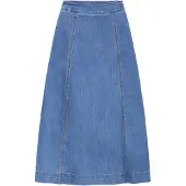 Fransa Jeansrock "Damen Denimrock FRCHICAGO", Damen, Gr. XL, blau (mid blau denim), Obermaterial: 85% Baumwolle CO. 13% Polyester PES. 2% Elasthan EL., Röcke Jeansrock