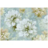 WALLARENA Fototapete Blumen in Blau | Gr.: 250 x 175 cm