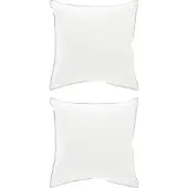 vidaXL Kopfkissen 2 stk. 50 x 50 cm Australische Wolle Weiß