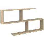 vidaXL Wandregal Sonoma-Eiche 100 x 12 x 50,5 cm Holzwerkstoff