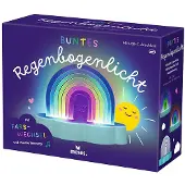 Moses . Buntes Regenbogenlicht, bunte LED Lampe für Kinder mit Farbwechsel & Musiksteuerung, USB-C & Batteriebetrieb, Stimmungslicht & Kinderzimmer-Deko, Leuchte mit Geräuschsensor