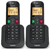 Gigaset Elemental 400 Duo Schnurloses Festnetztelefon Durchsichtig One Size / EU Plug 220V Durchsichtig One Size