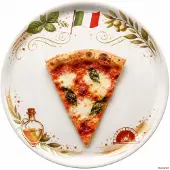 MamboCat Pizzateller Katja Ø31,5cm XL-Teller 1 Personen Italien-Dekor XL-Teller Platte