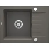 Deante 1-bowl granite sink with drainer