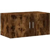vidaXL Wandschrank Räuchereiche 80x42,5x40 cm Holzwerkstoff