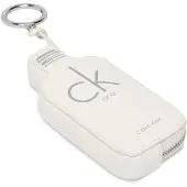 Calvin Klein Schlüsselanhänger Ck One Bottle Zip Small Pouch LV04F1246G Weiß