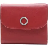 Esquire Leder Geldbörse Athena Lady Wallet Red dunkelrot