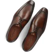 Greve Herren Business Schuhe Gouda 02 - Cognac - Größe 41