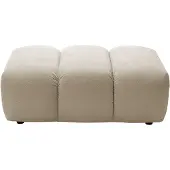 Vente-unique Sitzhocker Fridora Beige 105 cm
