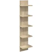 vidaXL Wandregal Sonoma-Eiche 22 x 15 x 100 cm Holzwerkstoff