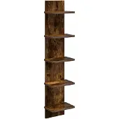 vidaXL Wandregal Raucheiche 22 x 15 x 100 cm Holzwerkstoff