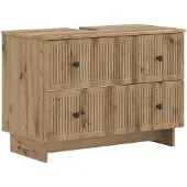 vidaXL Waschbeckenschrank EDE Artisan-Eiche 82 x 41 x 59 cm