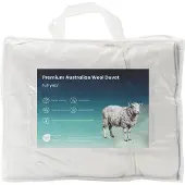 vidaXL Bettdecke und Kissen Set 2 stk. 137x200 cm 4 Jahreszeiten Wolle