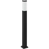 vidaXL Pollerleuchte mit Auslass 80 cm Schwarz IP44