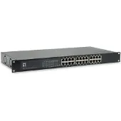 Level One GEP-2421W150, Unmanaged, Gigabit Ethernet (10/100/1000), Vollduplex, Power over Ethernet (PoE), Rack-Einbau