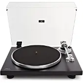 AVCOM Bluetooth Gürtel -Plattenspieler mit „ "-Nadel schwarz Drive Audio-Technica