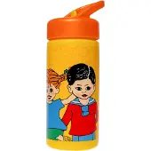 Peppi Pitkätossu Trinkflasche 410 ml, Gelb