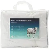 vidaXL Bettdecke und Kissen Set 3 stk. 155x220 cm 4 Jahreszeiten Wolle