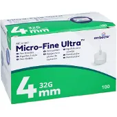 Acti Medi GmbH Micro-fine Ultra Pen-nadeln 4 Mm 32 G 100 St