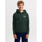 Jack & jones Junior Kapuzensweatshirt "JJEBRANDES BACKP RELAXED SWEAT H SN JNR", Baumwollmischung, relaxed fit