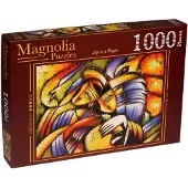 Magnolia Puzzle Abstract Face - 1000 Teile Puzzle