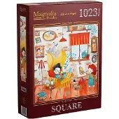 Magnolia Puzzle Frö hliches Zimmer 1023 dlks