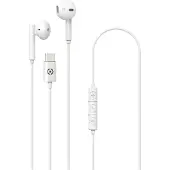 Celly UP1100TYPECWH, Kabelgebunden, 20 - 20000 Hz, Anrufe/Musik, 15 g, Kopfhörer, Weiß