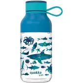 Quokka Ice Kinderflasche mit Trageband Meerestiere 430 ml
