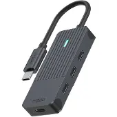 Rapoo UCH-4002, USB Typ-C, USB Typ-C, Männlich, Schwarz, 0,017 m, 5 Gbit/s