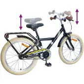 vidaXL Kinderfahrrad 24 Zoll für 8-12 Jahre alt Schwarz