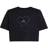 Adidas T-Shirt für Kinder SATIN EMBROIDERY CROPPED GRAPHIC T-SHIRT kind