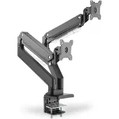 Digitus Assmann Electronic Dual Gas Spring Monitor Tischhalterung 2x 35 Zoll 2x15kg max schwarz