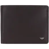 Golden Head Leder Geldbörse Polo RFID Protect Scheintasche mit RV 1364 Dunkelbraun