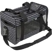 Kerbl Tragetasche Cuba 40x26x28 cm schwarz/weiß