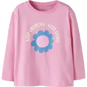 Name it Langarmshirt "NMFLINDALI LS NREG TOP BOX" Baumwollmischung, regular fit