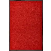 Décoshop26 - Waschbare Fußmatte rot 60x90 cm DEC023184 DEC023184
