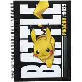 Mad Monkey Pokemon - A5 Notebook Battle Pikachu
