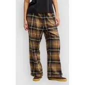 Quiksilver Schlupfhose "Lomond", Damen, Gr. M, Normalgrößen, braun (pine bark lomond check), Obermaterial: 80% Baumwolle, 20% Polyester., Hosen Schlupfhose