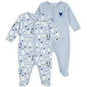 Petit Bateau Pyjamas/ Nachthemden DORS BIEN X 2 kind