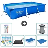 Bestway Steel Pro Rechteckig - 300x201x66 cm - 7-teilig S22245