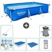 Bestway Steel Pro Rechteckig - 300x201x66 cm - 7-teilig S21548
