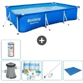 Bestway Steel Pro Rechteckig - 300x201x66 cm - 6-teilig S22088